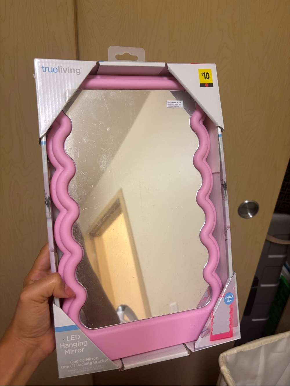 trueliving Pink LED Mirror